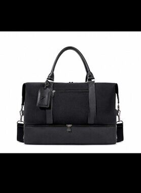 NEW w/Tags OVENTE Travel Duffell Bag w/ Shoe Compartment Overnight Tote Gym